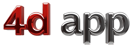 4d app logo